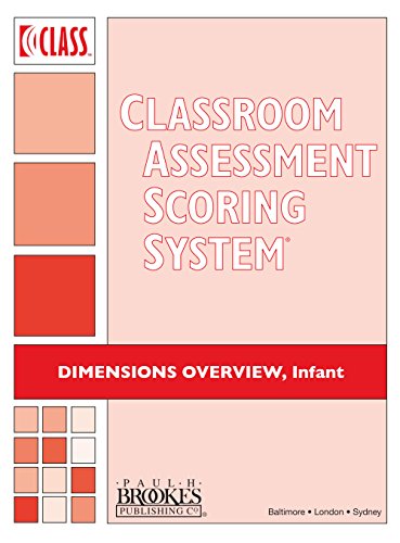 Stock image for Classroom Assessment Scoring System (CLASS) Dimensions Overview, Infant for sale by Irish Booksellers