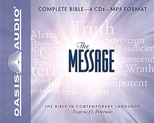 Beispielbild fr The Message: The Bible in Contemporary Language zum Verkauf von Revaluation Books