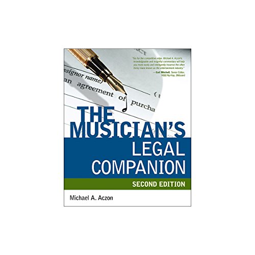 Beispielbild fr The Musician's Legal Companion zum Verkauf von Better World Books