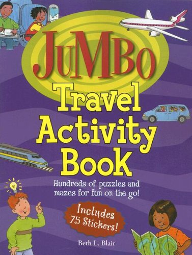 Stock image for Jumbo Travel Activity Book: Hundreds of Puzzles and Mazes for Fun on the Go for sale by Half Price Books Inc.
