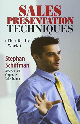 Imagen de archivo de Sales Presentation Techniques (That Really Work!) : That Really Work! a la venta por Better World Books