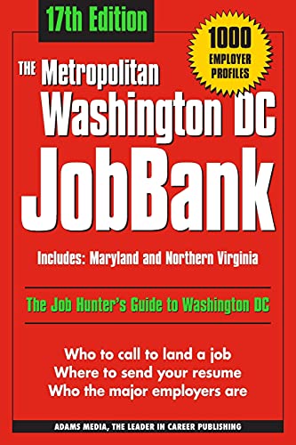 Stock image for The Metropolitan Washington DC Jobbank: Includes Maryland and Northern Virginia for sale by Ebooksweb