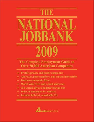 9781598696752: National JobBank 2009: The Complete Employment Guide to Over 20,000 American Companies