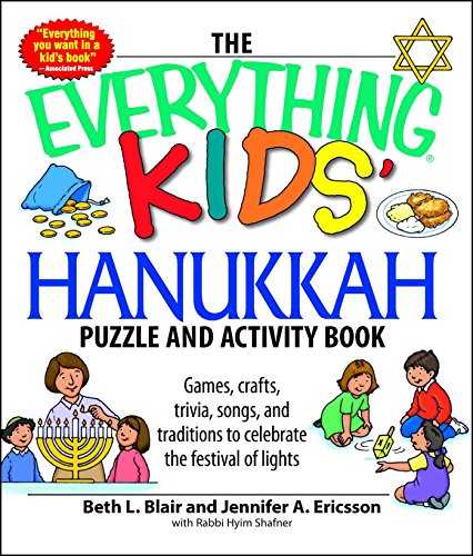 Beispielbild fr The Everything Kids' Hanukkah Puzzle & Activity Book: Games, crafts, trivia, songs, and traditions to celebrate the festival of lights! zum Verkauf von SecondSale