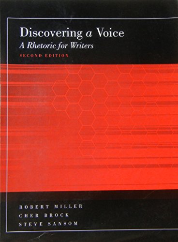 9781598713619: Discovering a Voice: A Rhetoric for Writers