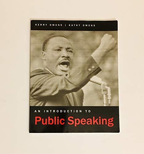 9781598713732: An Inroduction to Public Speaking