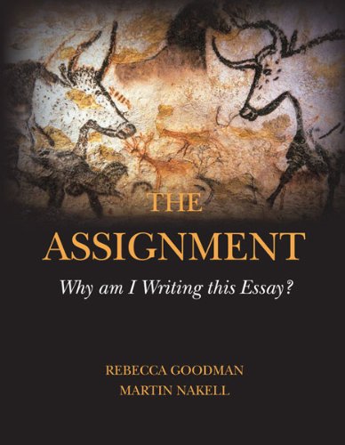 Stock image for The Assignment : Why Am I Writing This Essay? for sale by Better World Books: West