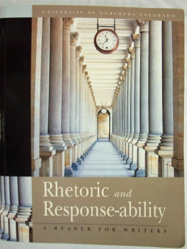 Rhetoric and Responsibility (University of Northern Colorado) (9781598715217) by Clark