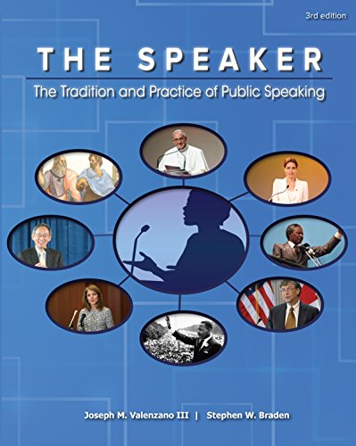 Stock image for The Speaker: The Tradition and Practice of Public Speaking for sale by Your Online Bookstore