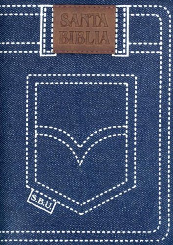 Stock image for Holy Bible: Reina-valera 1960 Larger Print Denim Bible With Concordance, Index and Zipper (Spanish E for sale by Save With Sam