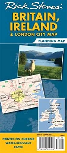 Rick Steves Britain, Ireland and London City Map (9781598800500) by Steves, Rick