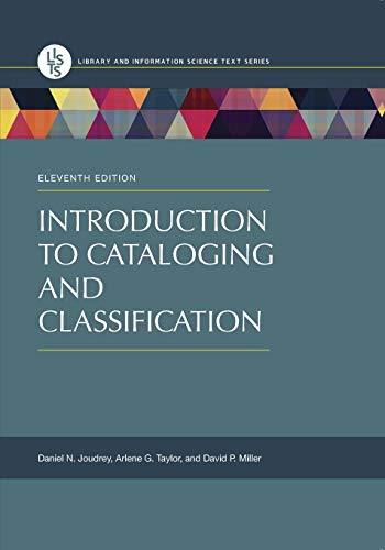 Beispielbild fr Introduction to Cataloging and Classification (Library and Information Science Text Series) zum Verkauf von BooksRun