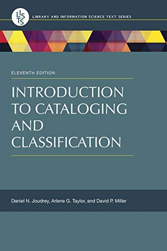 Stock image for Introduction to Cataloging and Classification (Library and Information Science Text Series) for sale by BooksRun