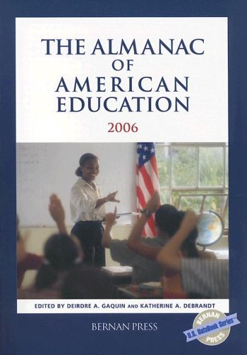 Imagen de archivo de Almanac Of American Education 2006 (U.S. DataBook Series) a la venta por dsmbooks