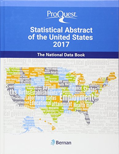 Imagen de archivo de ProQuest Statistical Abstract of the United States 2017 : The National Data Book a la venta por Better World Books: West