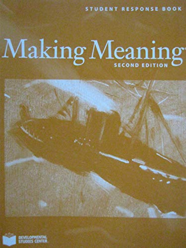 Stock image for Making Meaning - Student Response Book - Second Edition for sale by Better World Books