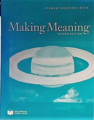 Stock image for Making Meaning - Student Response Book - Grade 5 - seond edition for sale by Better World Books