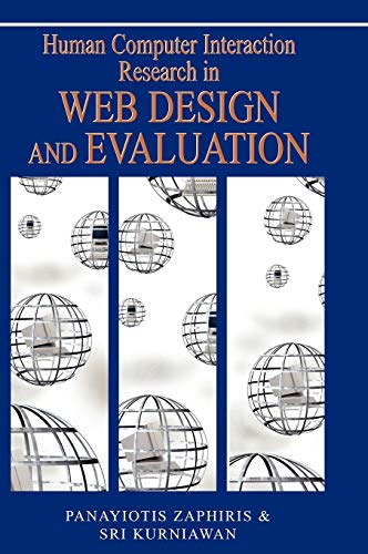 Stock image for Human Computer Interaction Research in Web Design and Evaluation for sale by Books Puddle