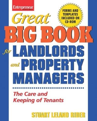 Beispielbild fr Great Big Book for Landlords and Property Managers zum Verkauf von Better World Books