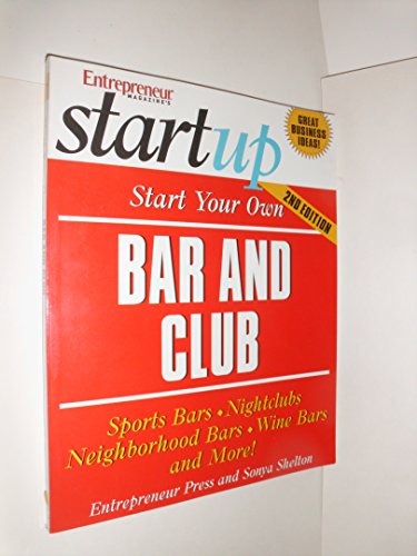 Beispielbild fr Start Your Own Bar and Club (Startup) zum Verkauf von Wonder Book