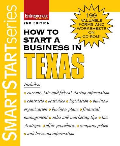 Stock image for How to Start a Business in Texas for sale by Books of the Smoky Mountains