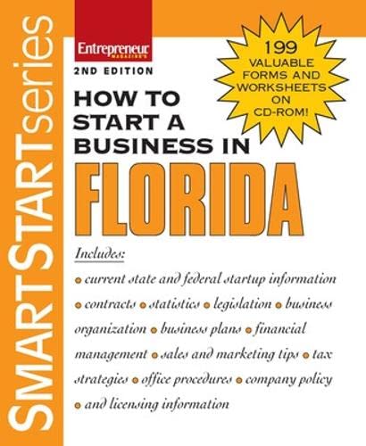 9781599180755: How to Start a Business in Florida (Smart Start)