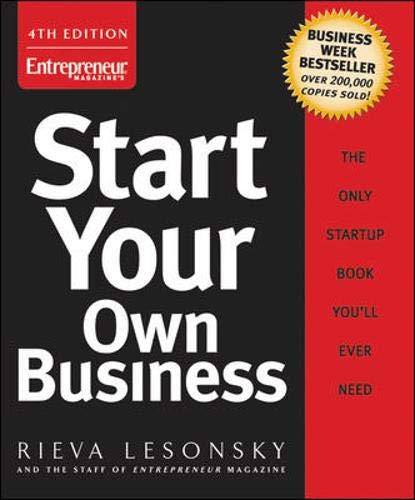 Beispielbild fr Start Your Own Business zum Verkauf von Better World Books