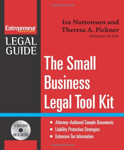 Beispielbild fr The Small Business Legal Tool Kit zum Verkauf von Better World Books
