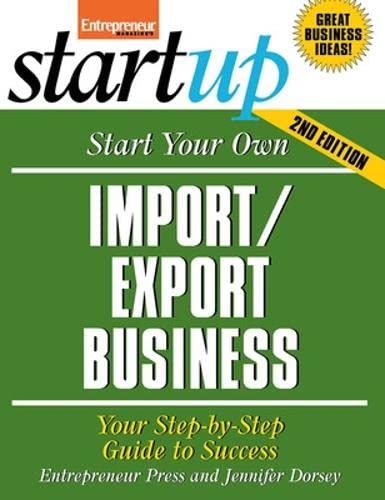 9781599181080: Start Your Own Import/Export Business (IPRO DIST PRODUCT I/I)