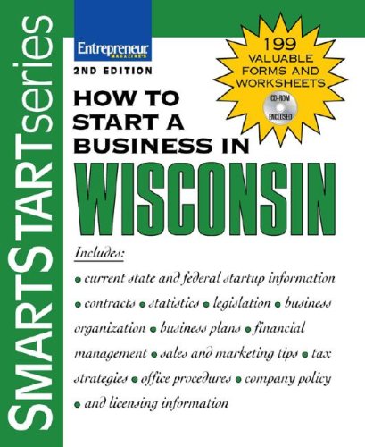 Stock image for HOW TO START A BUSINESS IN WISCONSIN (Smartstart) for sale by HPB-Red
