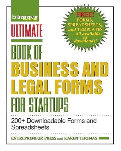 Stock image for Ultimate Book of Business and Legal Forms for Startups: 200+ Downloadable Forms and Spreadsheets (Ultimate Series) for sale by Mr. Bookman