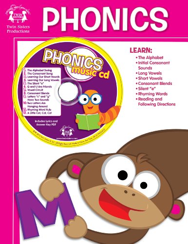 Beispielbild fr Phonics: Activity Book and Music Cd (Twin Sisters Productions: Growing Minds with Music) zum Verkauf von SecondSale