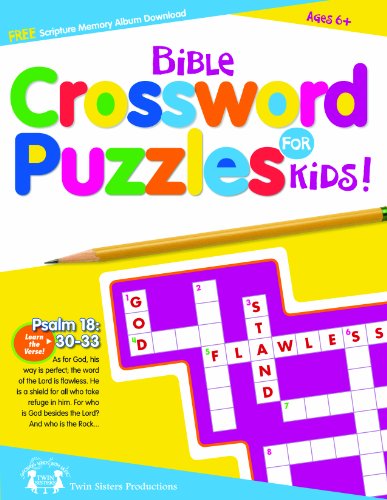 Beispielbild fr Bible Crossword Puzzles for Kids! zum Verkauf von HPB-Diamond