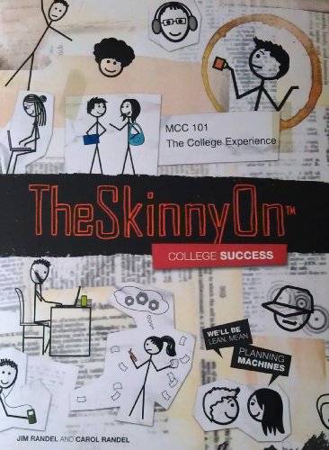 Beispielbild fr The Skinny on College Success zum Verkauf von HPB-Red