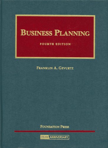 9781599411491: Business Planning (University Casebook Series)