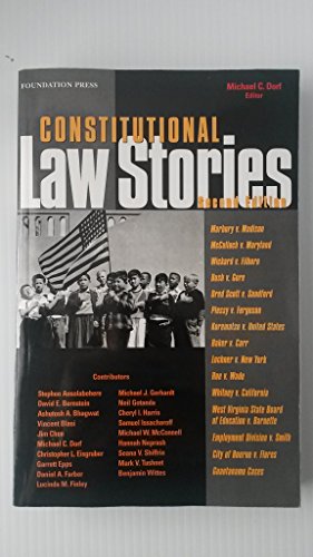 Constitutional Law Stories (9781599411699) by Dorf, Michael