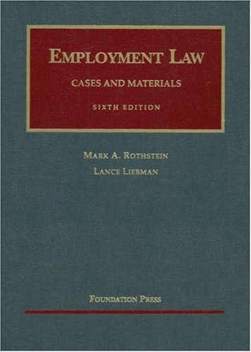 Stock image for Employment Law: Cases and Materials for sale by ThriftBooks-Atlanta