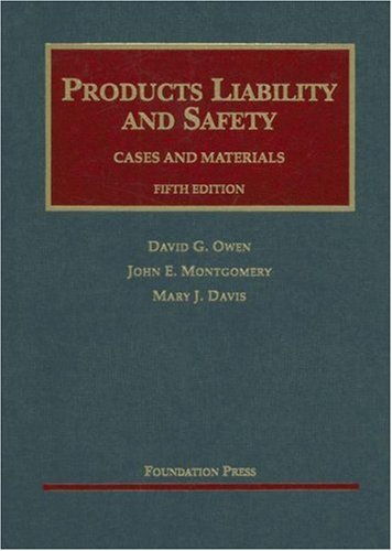 Stock image for Products Liability and Safety: Cases and Materials for sale by ThriftBooks-Dallas