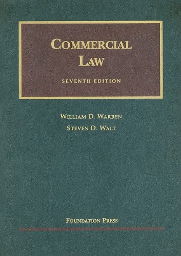 Stock image for Commercial Law for sale by Better World Books