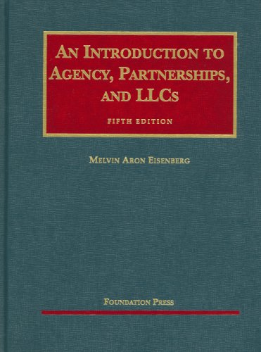 An Introduction to Agency, Partnerships and Llcs