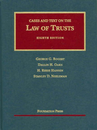 Beispielbild fr Cases and Text on the Law of Trusts (University Casebook Series) zum Verkauf von dsmbooks