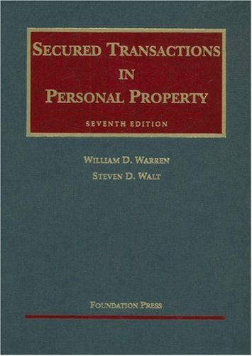 9781599412368: Secured Transactions in Personal Property (University Casebook)