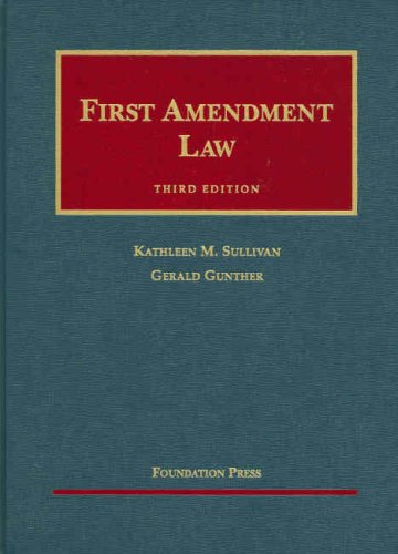 Stock image for First Amendment Law (University Casebook Series) for sale by HPB-Red