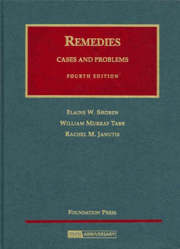 Imagen de archivo de Remedies, Cases and Problems (University Casebook Series) a la venta por HPB-Red