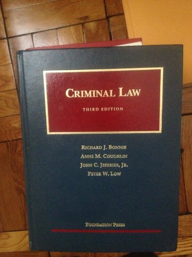 Beispielbild fr Criminal Law (University Casebook Series) zum Verkauf von Wonder Book