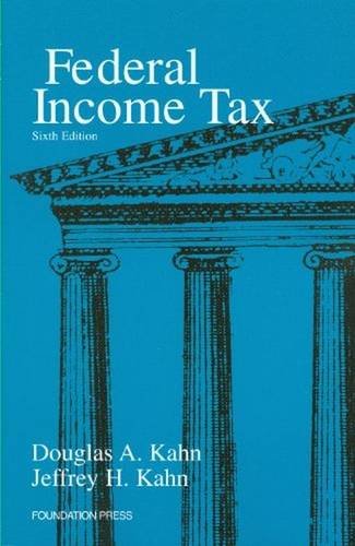 Beispielbild fr Federal Income Tax zum Verkauf von Better World Books