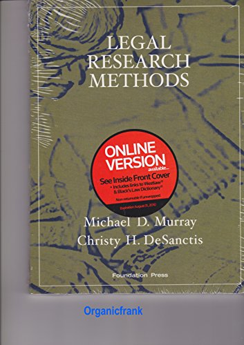 9781599413969: Legal Research Methods (Interactive Casebook Series)