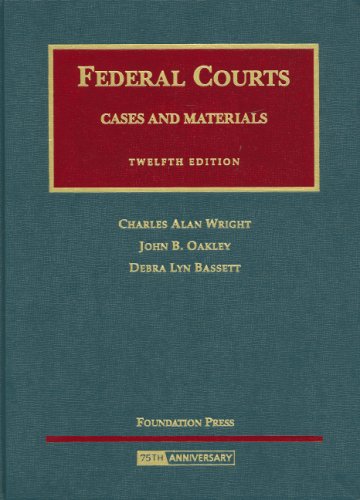 Beispielbild fr Federal Courts, Cases and Materials (University Casebook Series) zum Verkauf von Irish Booksellers