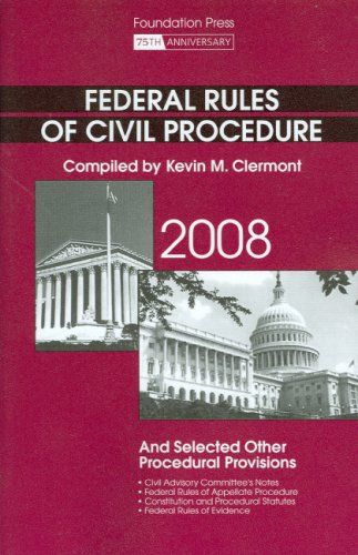 9781599414461: Federal Rules of Civil Procedure 2008