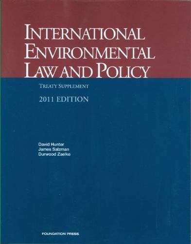 Beispielbild fr International Environmental Law and Policy, Treaty Supplement 2011 zum Verkauf von Better World Books